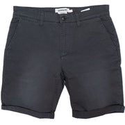 Quiksilver Men Dark Grey Stretch Cotton Chinos Classic Straight Fit Casual Summer Shorts, Size 40