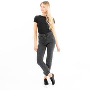 M&S Per Una Straight Leg Washed-Black Perfect Fit Jeans