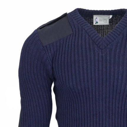 Balmoral V Neck Jumper 100% Wool - Quality Brands Outlet