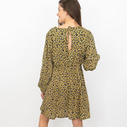 Karen Millen Sunflower Long Sleeve Lightweight Dress - Quality Brands Outlet