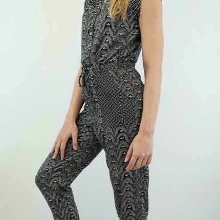 White Stuff Darcy Sleeveless Slim Leg Lightweight Cotton Jumpsuit-Quality Brands Outlet-