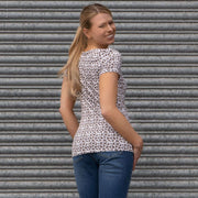 Phase Eight Tiny Heart Print Short Sleeve Top