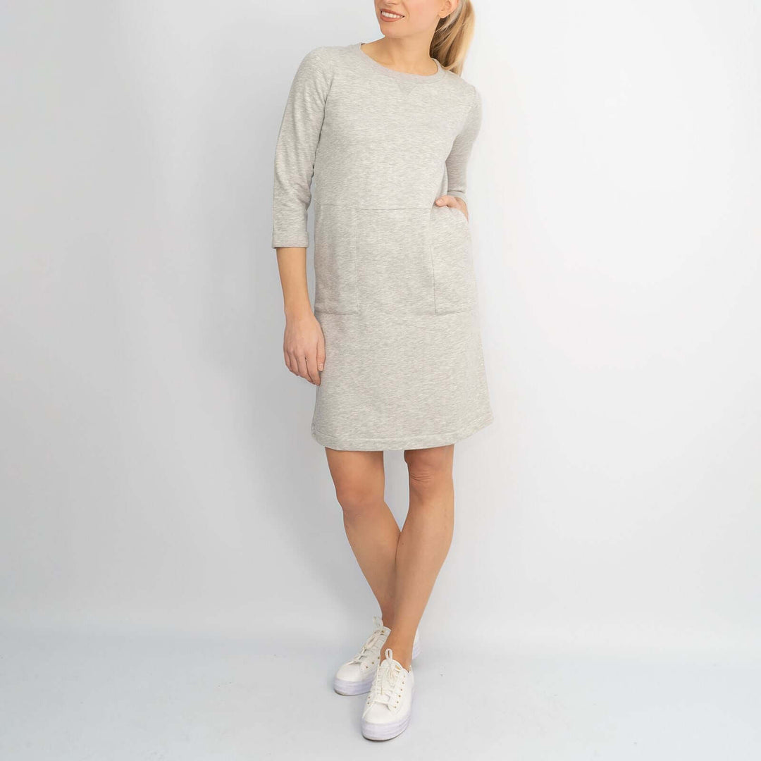 hannah jersey dress boden Hannah 3/4 Sleeve Sweatshirt Dresses