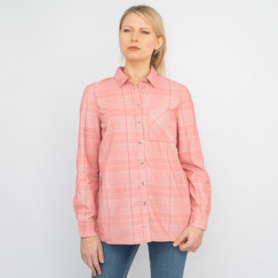 TU Clothing Pink Fine Cord Soft Corduroy Long Sleeve Casual Shirts - Quality Brands Outlet