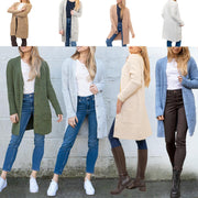 Wood Hill Longline Chunky Knit Cardigans in 8 Colours - Quality Brands Outlet