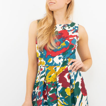 Seasalt Merthen Artists Impression Sleeveless Fit & Flare Midi Dresses-Quality Brands Outlet-