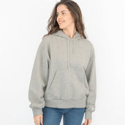Carhartt Women's Hoodie Grey Casual Comfort Relaxed Fit Cotton Hooded Sweat Tops - Quality Brands Outlet - Black Friday Sale