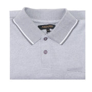 Austin Reed Men Cotton Light Grey Polo Shirts Short Sleeve Casual Jersey Tops