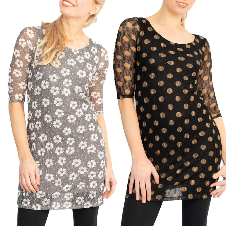 Phase Eight Lace Tunic Longline Tops