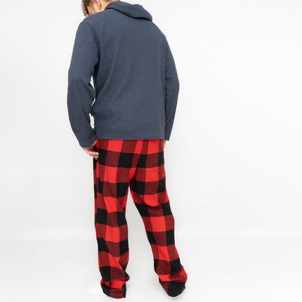 Old Navy Mens Red Plaid Tartan PJ Pants Pyjama Bottoms-Quality Brands Outlet-