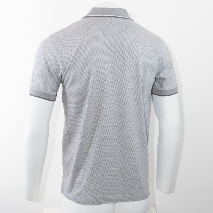 Austin Reed Men Cotton Light Grey Polo Shirts Short Sleeve Casual Jersey Tops