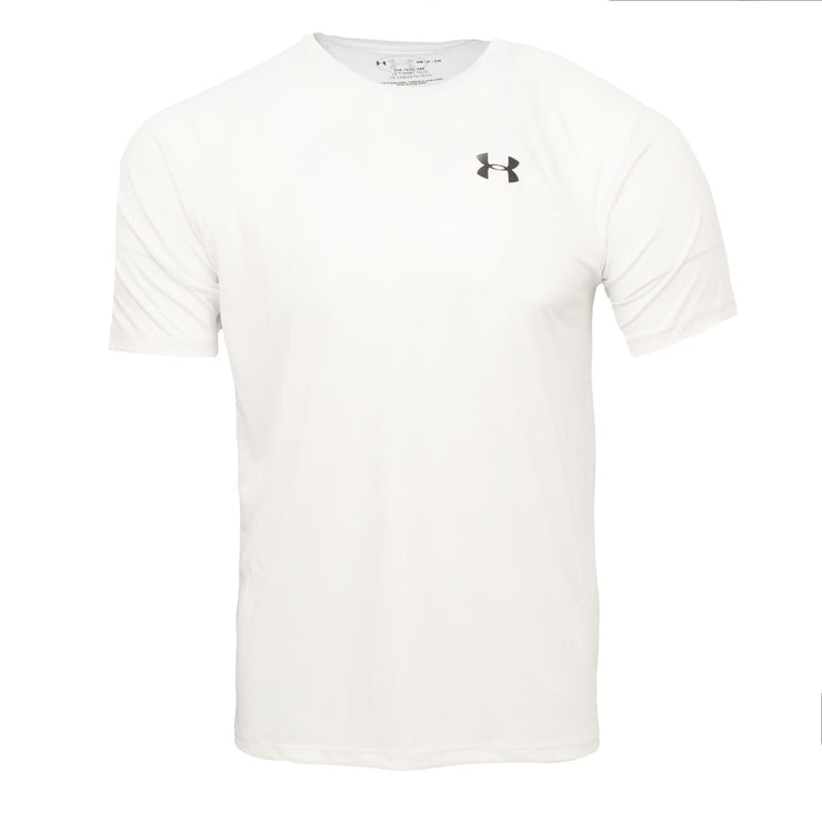 Under Armour Mens HeatGear White Short Sleeve Crew Neck Lightweight T-Shirt
