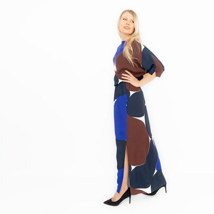 Jasper Conran Bronte Slash Neck Relaxed Fit Maxi Long Dresses - Quality Brands Outlet
