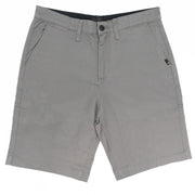 Quiksilver Mens Stretch Cotton Chinos Classic Casual 5-Pocket Summer Shorts in 3 Grey Colours - Quality Brands Outlet