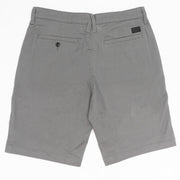 Quiksilver Mens Stretch Cotton Chinos Classic Casual 5-Pocket Summer Shorts in 3 Grey Colours - Quality Brands Outlet