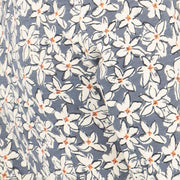 Seasalt Castor ¾ Sleeves Grey Star Flower Organic Cotton Tops - Quality Brands Outlet