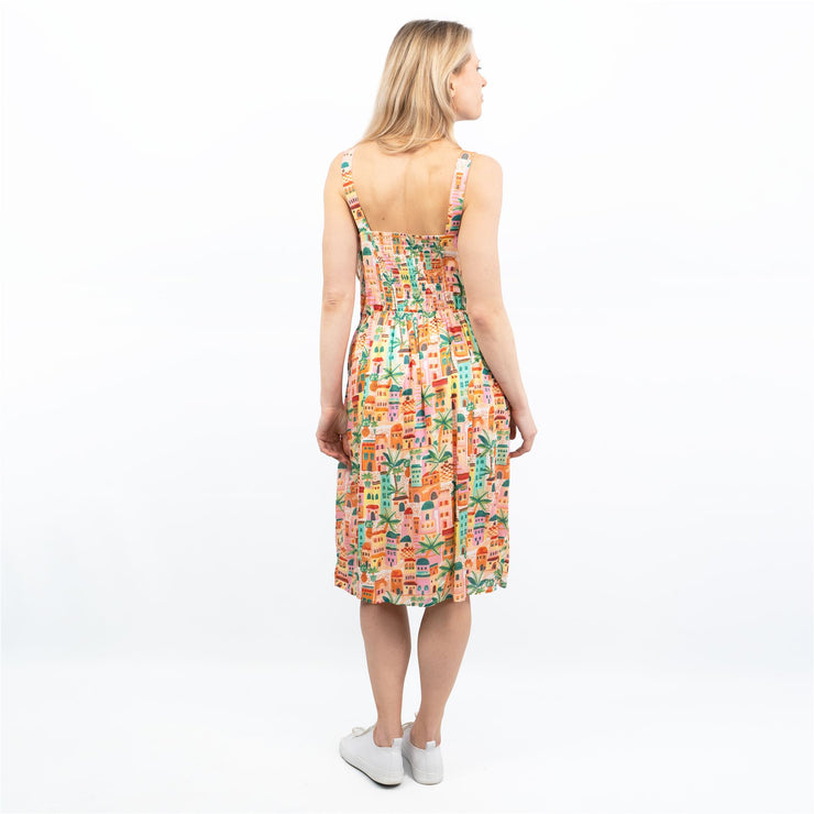 TU Clothing Holiday Print Sleeveless Midi Dress - Quality Brands Outlet