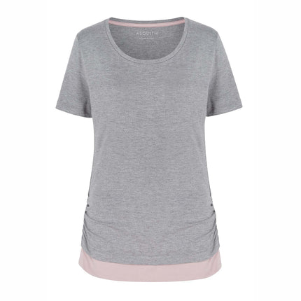 Asquith Womens Bend It Short Sleeve Gymwear Top
