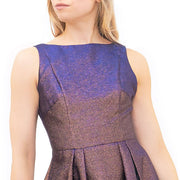 Coast Women Copper Glitter Effect Short Sleeveless Dress