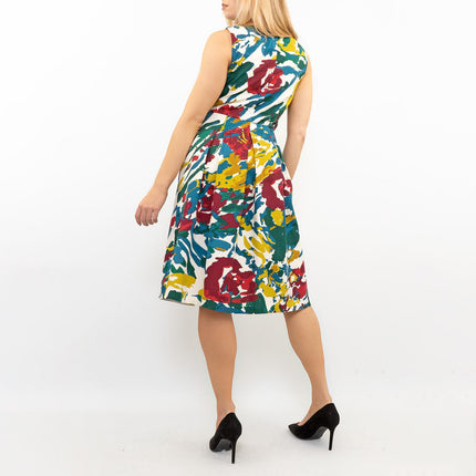 Seasalt Merthen Artists Impression Sleeveless Fit & Flare Midi Dresses-Quality Brands Outlet-