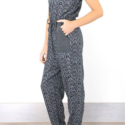 White Stuff Darcy Sleeveless Slim Leg Lightweight Cotton Jumpsuit-Quality Brands Outlet-