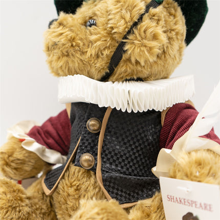 The Great British Teddy Bear Company Shakespeare Soft Plush Toy Collectable - Quality Brands Outlet