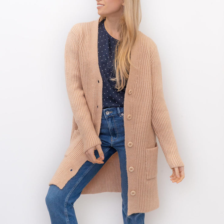 Wood Hill Longline Chunky Knit Cardigans in 8 Colours - Quality Brands Outlet