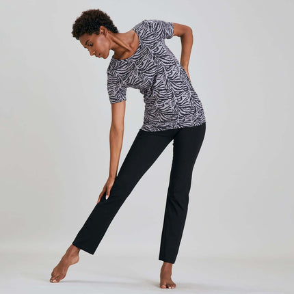 Asquith Womens Bend It Short Sleeve Gymwear Top
