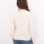 White Stuff Ivory Ditsy Floral Long Sleeve Lightweight Shirts