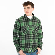Mens Carhartt WIP Jared Check Overshirt Bonsai Green - Quality Brands Outlet - Tartan Shirts - Black Friday Sale