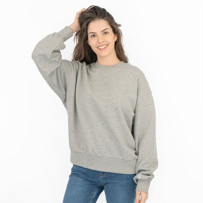 Carhartt Women Sweatshirts Grey Casual Comfort Relaxed Fit Long Sleeve Tops - Quality Brands Outlet - Black Friday Sale