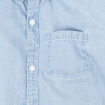 The White Company Girls Blue Shirt - Quality Brands Outlet