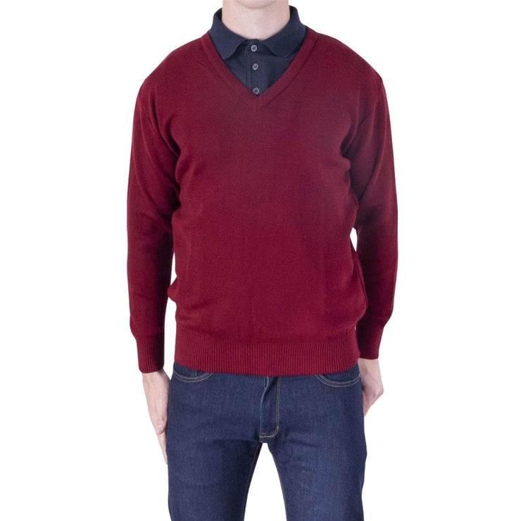 Balmoral Men Classic Wool Blend Durable Jumper in 9 Colours