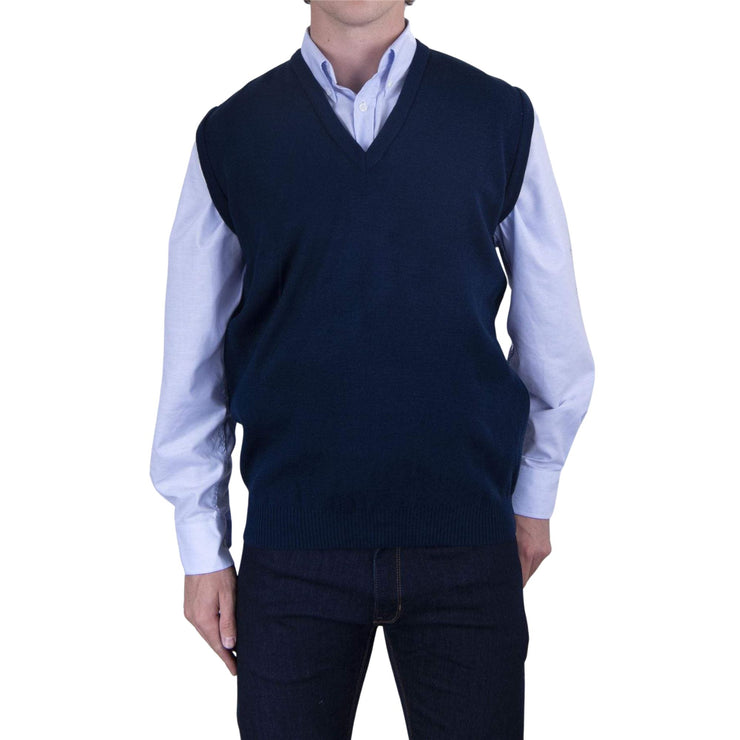 Balmoral Men V-Neck Soft Knit Slipover Sweater Vest