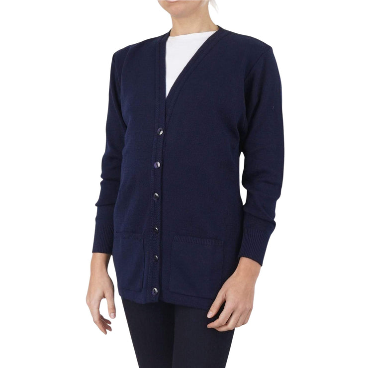 Balmoral Women Wool Blend Knit Pockets Cardigan