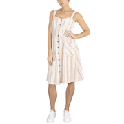 Aubrey Stripe Sundress Sleeveless Summer Short Dress