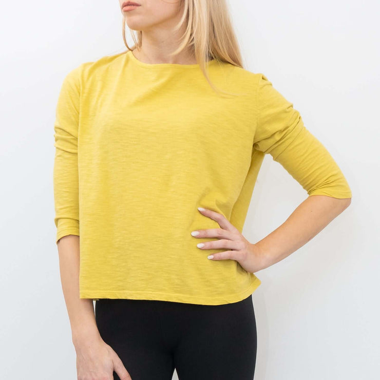 Seasalt Mindful 3/4 Sleeve Lightweight Cotton Jersey Relaxed Tops in 2 Colours
