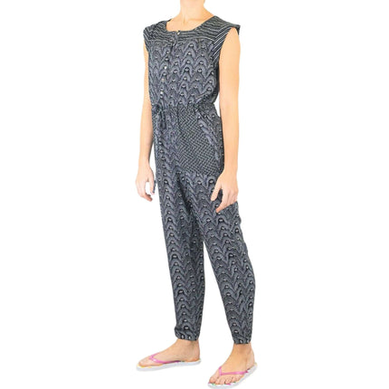 White Stuff Darcy Sleeveless Slim Leg Lightweight Cotton Jumpsuit-Quality Brands Outlet-