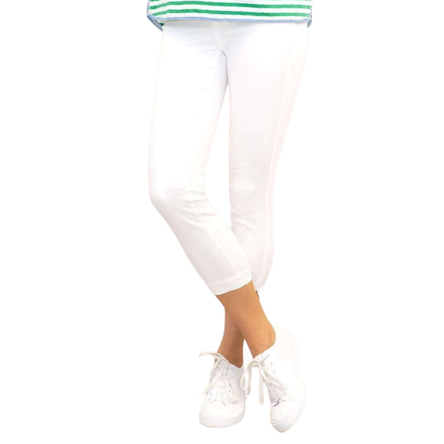 White Stuff Isla Cropped Skinny Stretch Leggings in 3 Colours-Quality Brands Outlet-
