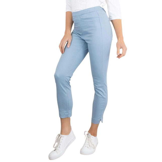 White Stuff Jade Cropped Pastel Colours Skinny Trousers-Quality Brands Outlet-