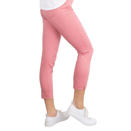 White Stuff Jade Cropped Pastel Colours Skinny Trousers - Quality Brands Outlet