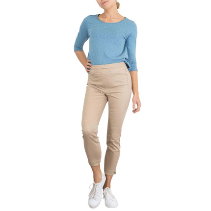 White Stuff Jade Cropped Pastel Colours Skinny Trousers - Quality Brands Outlet