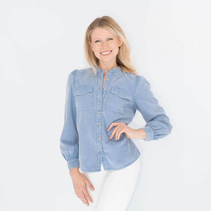 White Stuff Abby Fine Cord Long Sleeve Soft Corduroy Shirts Casual Tops-Quality Brands Outlet-