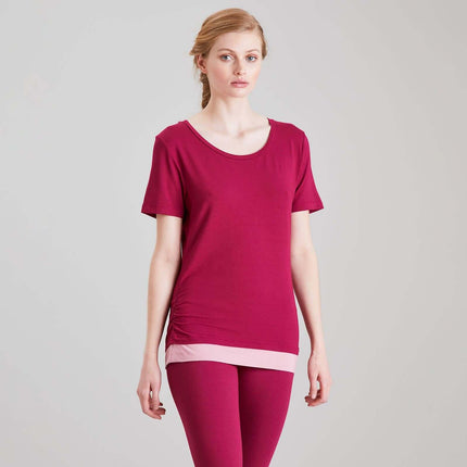 Asquith Womens Bend It Short Sleeve Gymwear Top