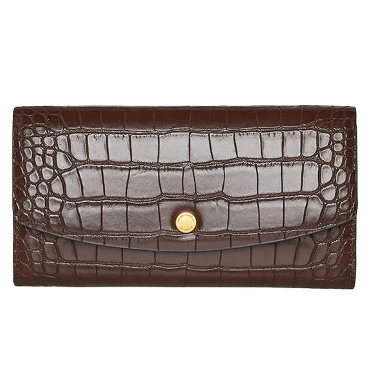 Jasper Conran Amber Large Flap Over Faux Croc Purses - Quality Brands Outlet