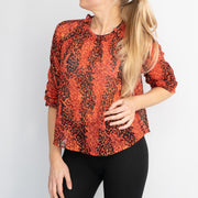 Women's Next Top Red Leopard Print - Quality Brands Outlet