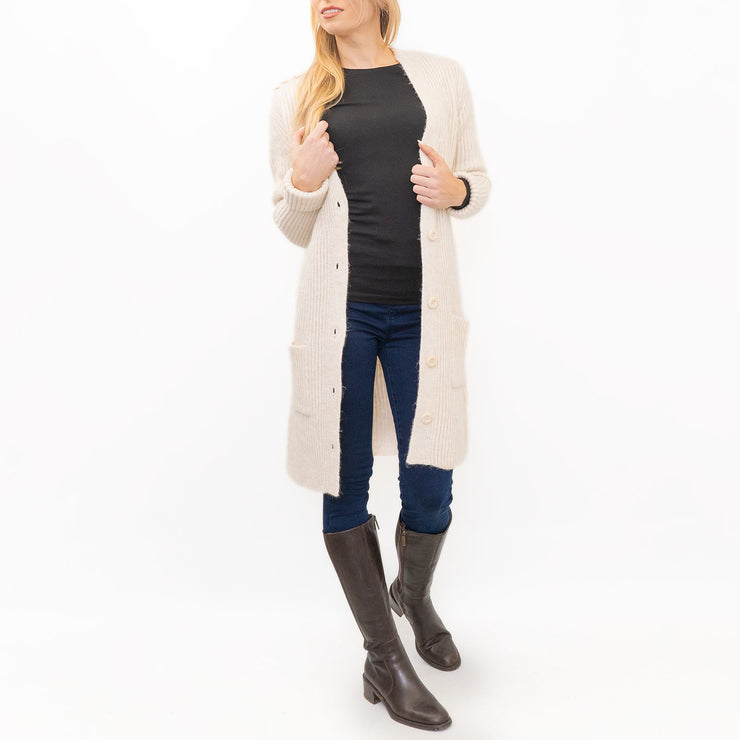 Wood Hill Longline Chunky Knit Cardigans in 8 Colours - Quality Brands Outlet