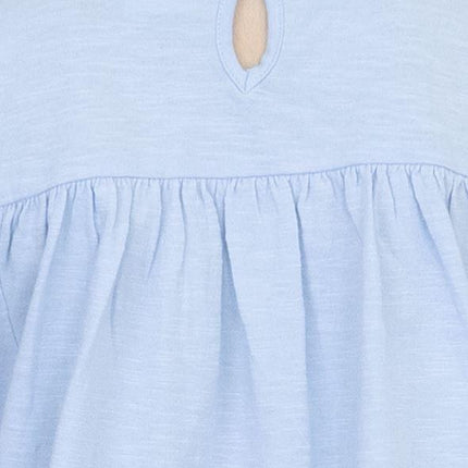 Next Girls Long Sleeve Blue Embroidered Top - Quality Brands Outlet