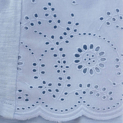 Next Girls Long Sleeve Blue Embroidered Top - Quality Brands Outlet