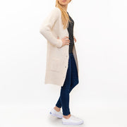 Wood Hill Longline Chunky Knit Cardigans in 8 Colours - Quality Brands Outlet